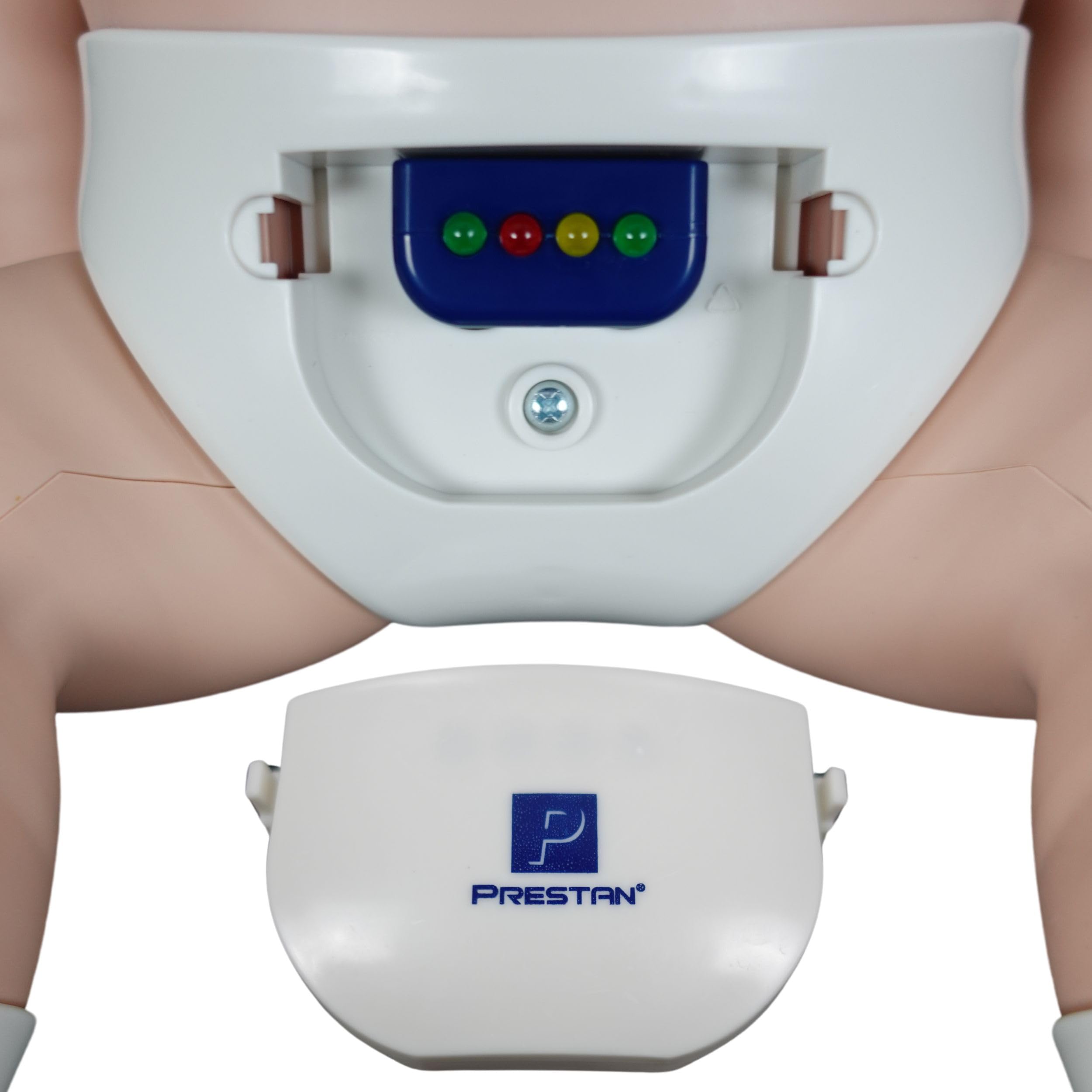 Prestan Säuglings-CPR-Trainingspuppe Serie 2000, Bluetooth-Feedback, CPR-App, beweglicher Kopf & Arme, Basis- & erweitertes Feedback, mittlerer Hautton