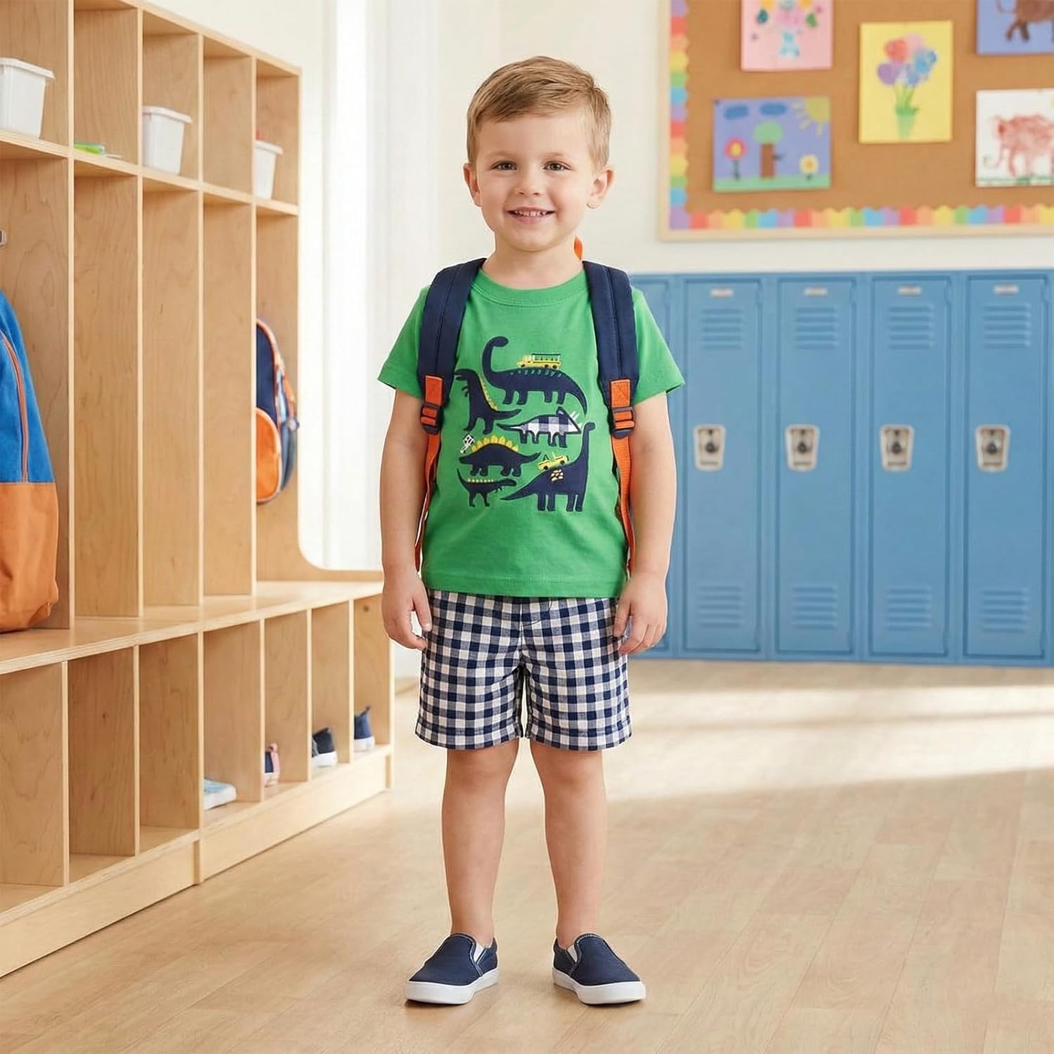 Bumeex Toddler Boy's Short Sleeve T-Shirt and Short Outfit Set 2-7T - Image 4