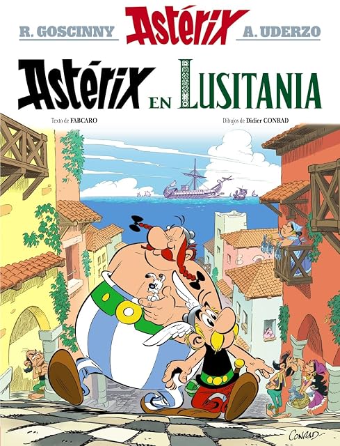 Portada de Astérix en Lusitania