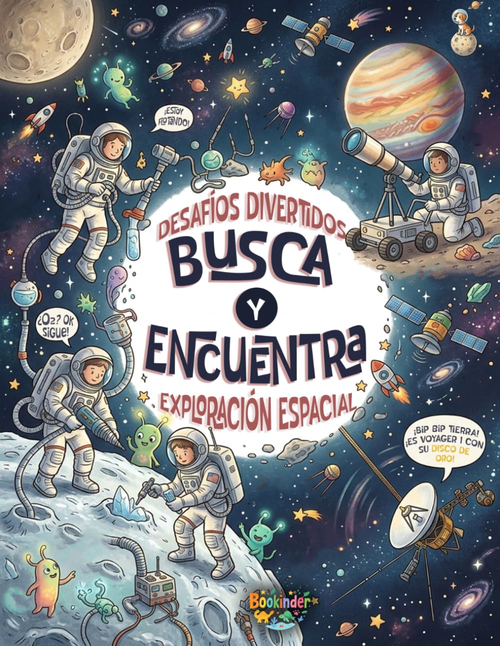 Busca y Encuentra: Espacio – Libro de actividades para niños de 4 a 6 años
