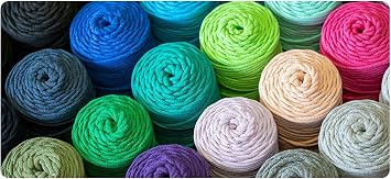 WAS Cotton Cord with Polyester Core 3 mm 100 m Caramel Braided Cord for Macrame Garden Crafts Gift Packaging Decoration DIY