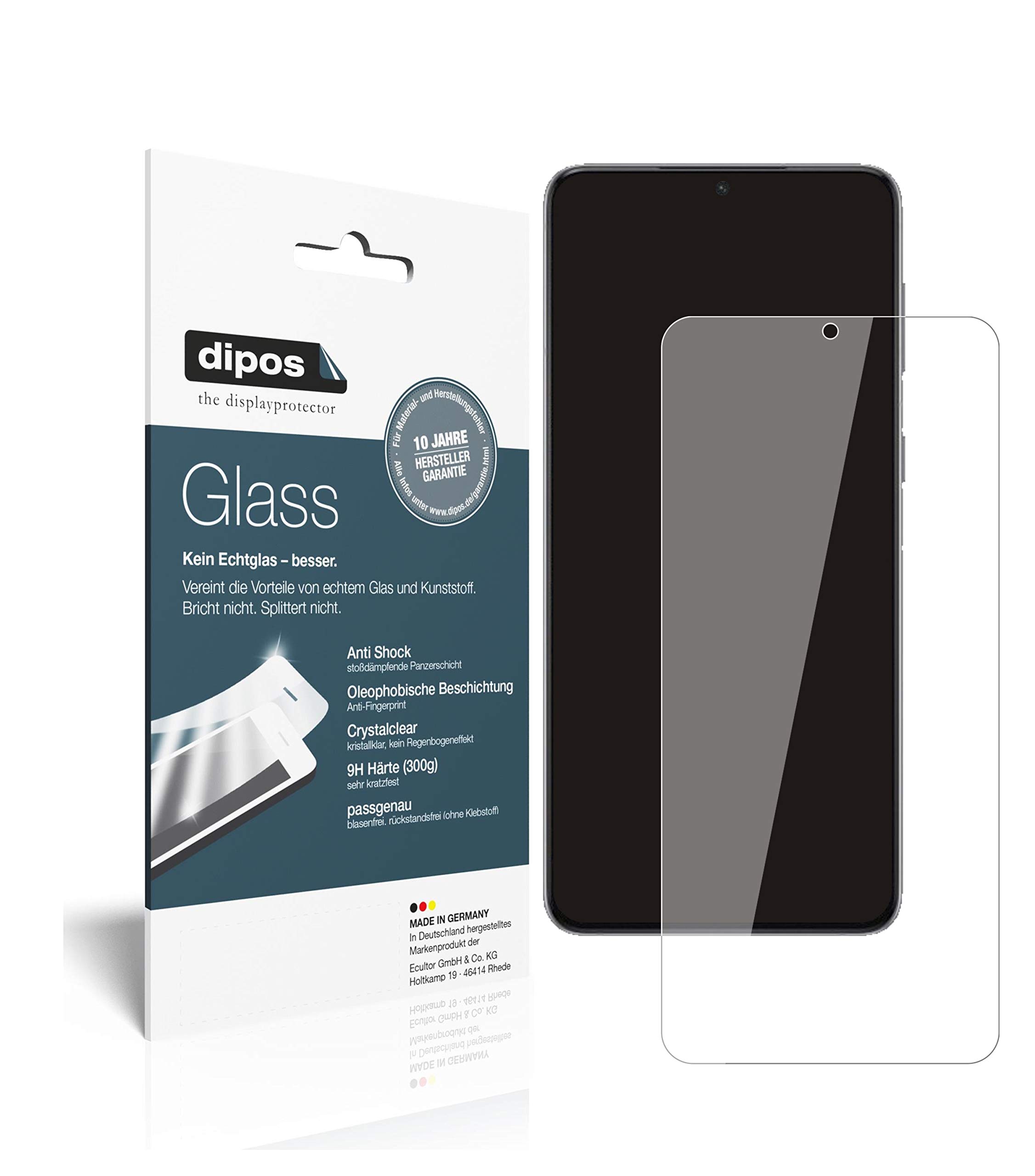 dipos I Pellicola Protettiva Compatibile con Xiaomi Redmi Note 10 PRO Protezione Vetro Flessibile 9H