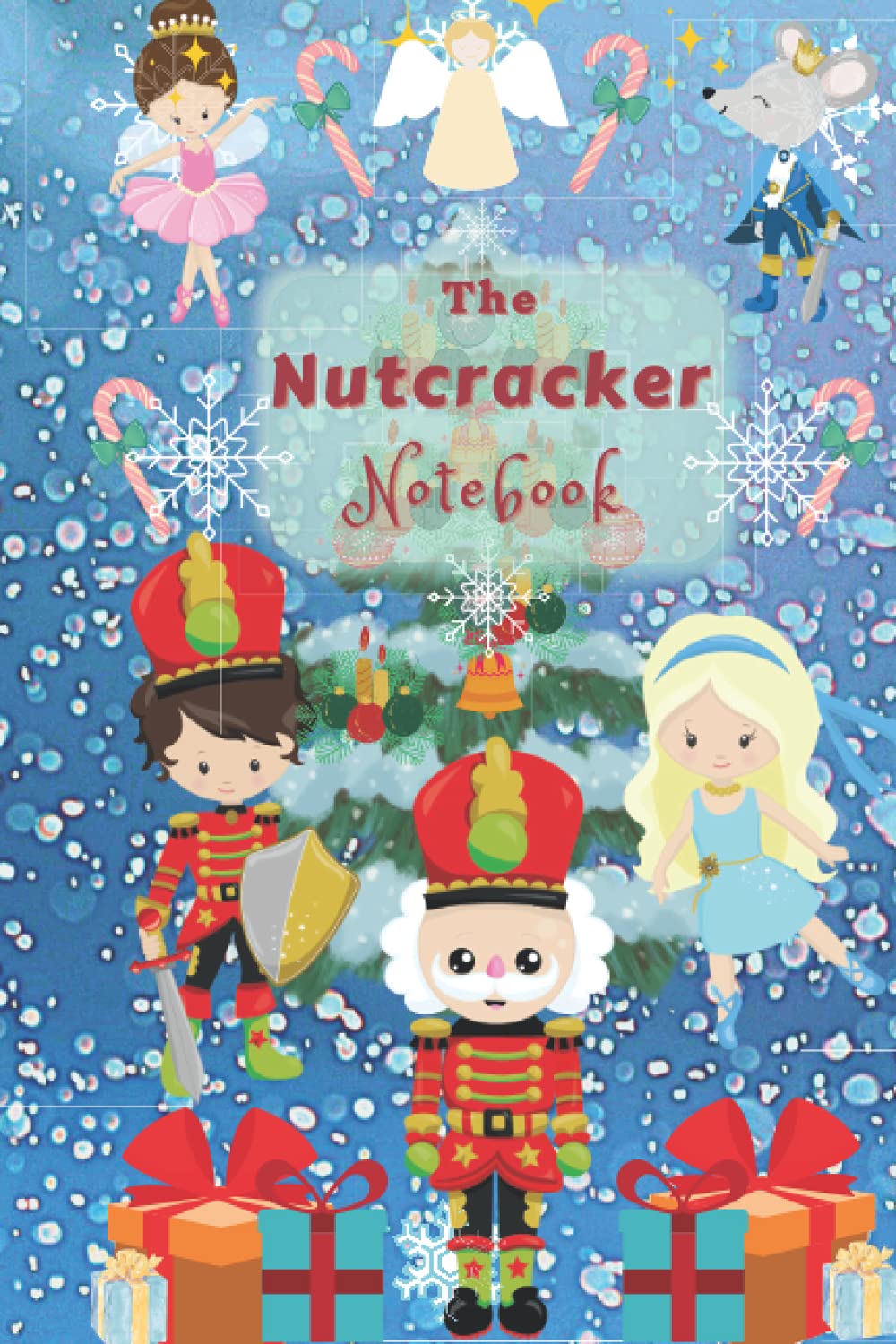 The Nutcracker Ballet Notebook, Journal, lined, 120 pages, 6x9 inches: Ballet Journal, Lined Notebook with Holiday Themed decor inside pages-image-2