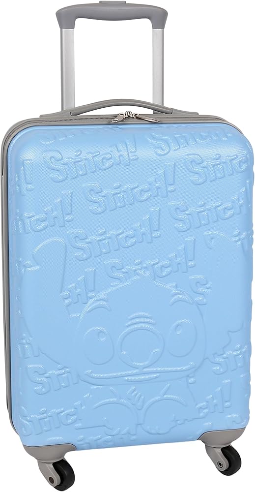 Valigia Rigida Stitch Ohana Forever - Trolley Per Bambini 46cm (Rosa/Azzurro) - Foto 3