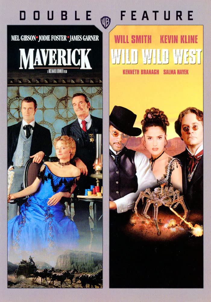 DVD Maverick y Wild Wild West para una sesión de cine en familia