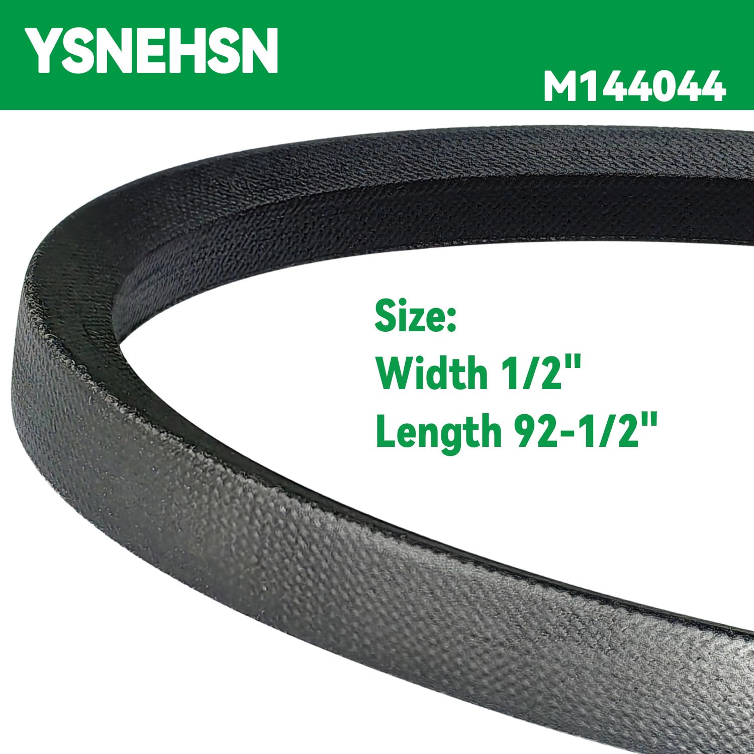 M144044 - Correa de transmisión para cortacésped John Deere LT150 LT160 LT170 LT180 LT190 X300 X304 X310 X320 X324 X340 X360 M144044 M1522844 1/5. 0.04 pulgadas x 92-1/2 pulgadas)