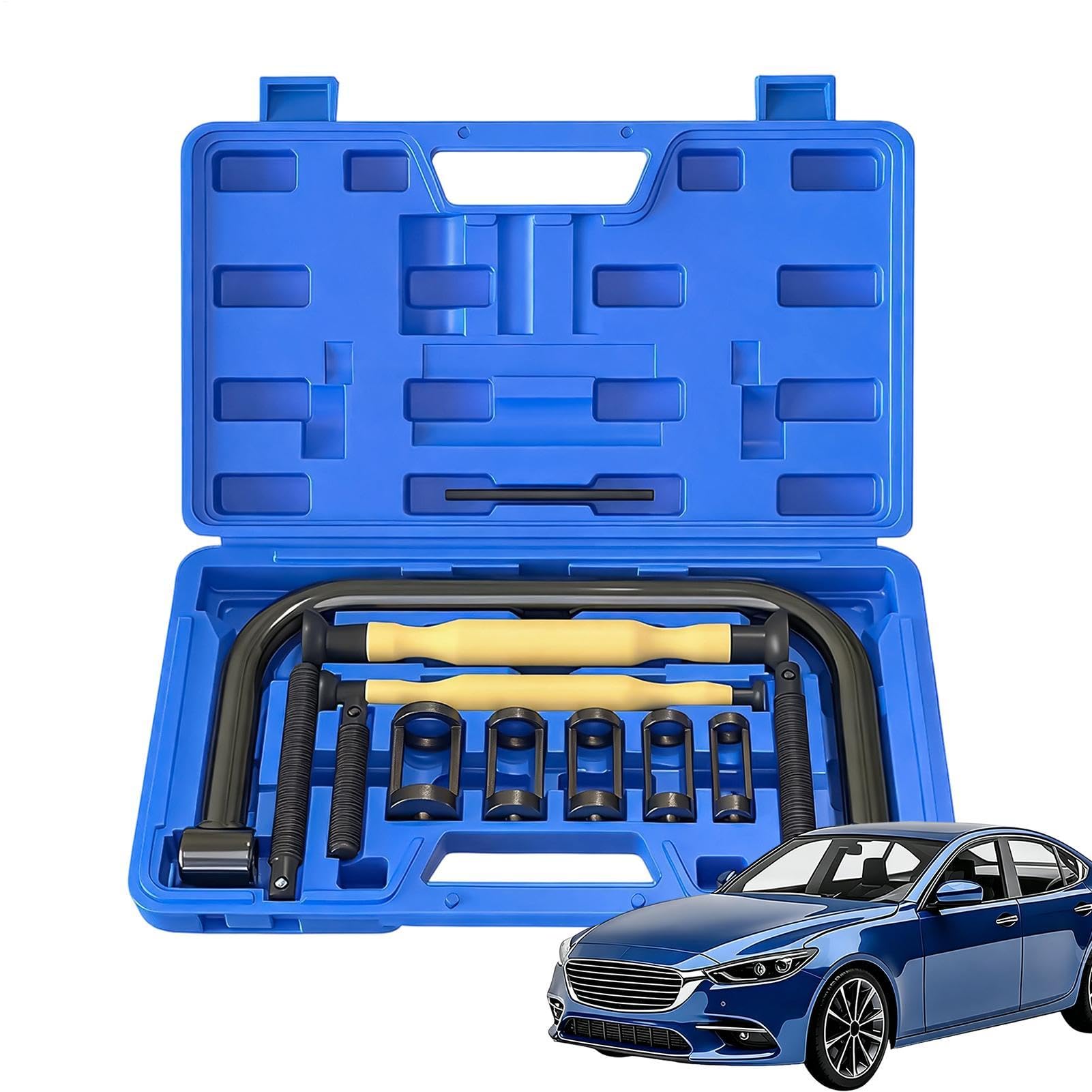 Kit di per riparazione auto con molla valvola | Piccolo motore valvola molla compressore strumento per pick-up moto veicoli rimorchio RV berlina