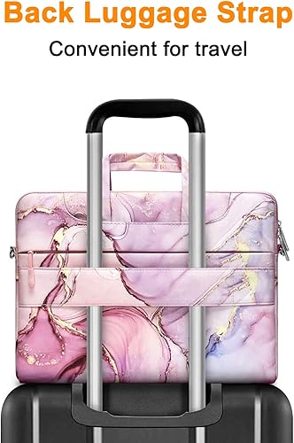 Miniatura 4 de MOSISO Bolsa de hombro para laptop compatible con MacBook AirPro, portátil de 13-13.3 pulgadas, compatible con MacBook Pro de 14 pulgadas M3 M2 M1