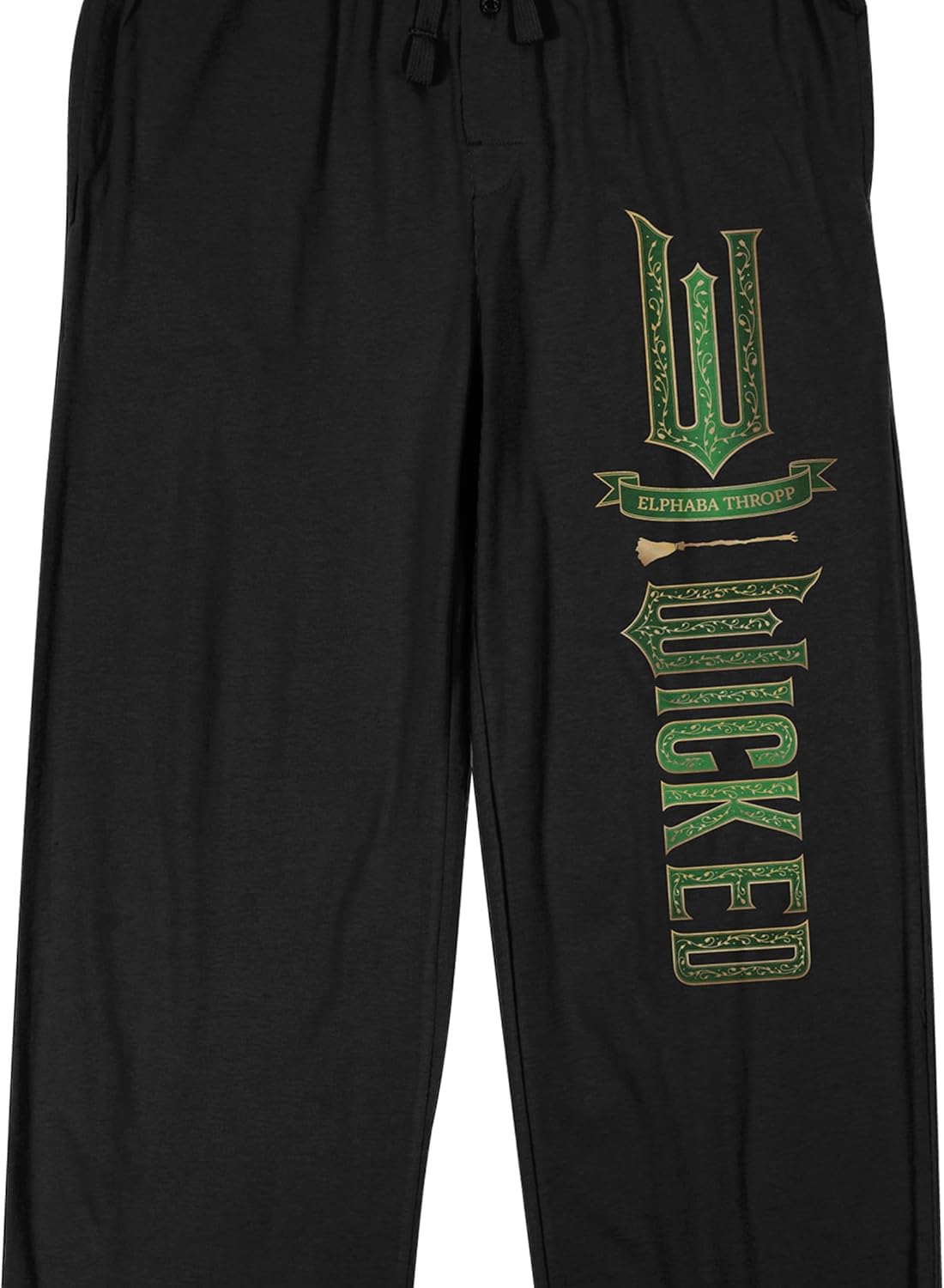 Wicked: Part 1 Elphaba Thropp sleep pant on Black Adult - Image 2