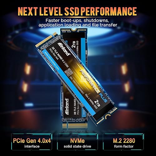 Miniatura 3 de INLAND Unidad interna de estado sólido SSD para juegos Performance Plus NVMe de 2 TB optimizada para PS5 - Gen4 PCIe, M.2 2280, caché DRAM, TLC 3D