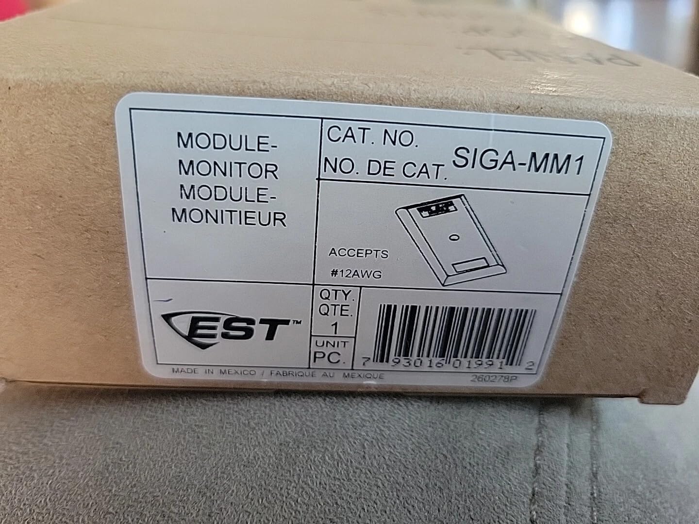 1PCS New EST SIGA-MM1 Detector SIGA MM1 SIGAMM1