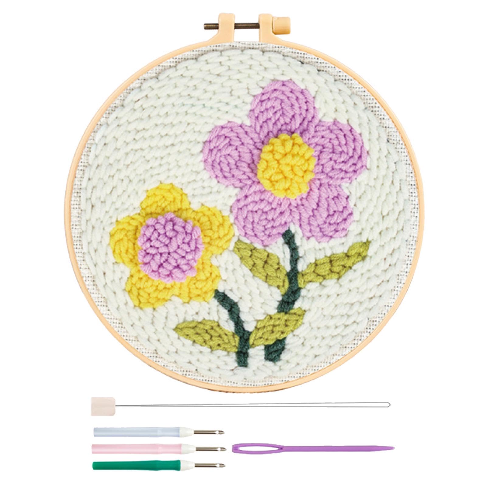 なるさん専用/ハンドメイド 刺繍アート作品 Amazon | 刺繍初心者キット、花刺繍ウォールアートセット