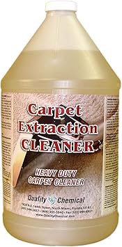 Commercial Carpet Extraction Cleaner and Shampoo. Heavy-duty carpet cleaner for use in all extraction type machines.-1 gallon 128 oz.