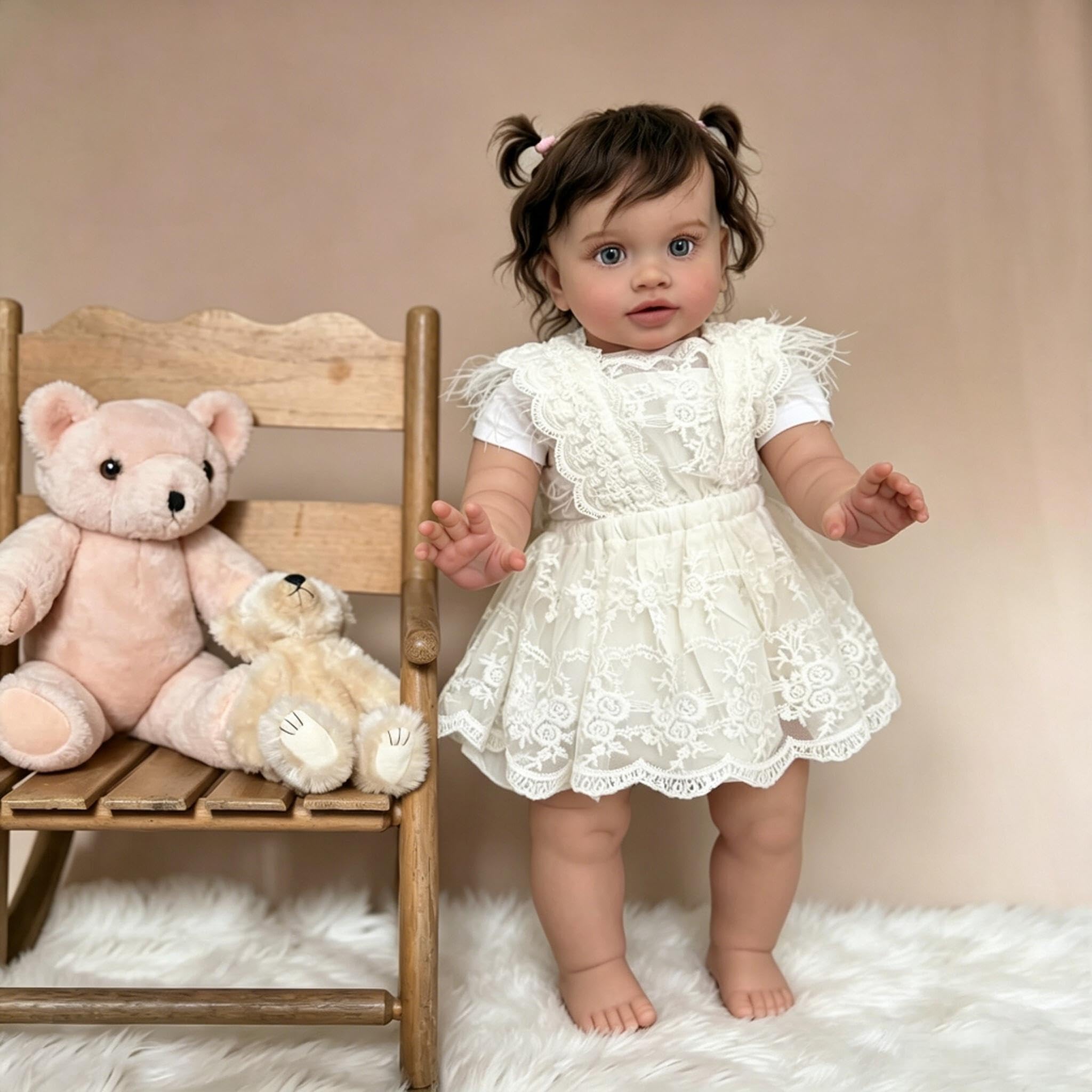 Pinky Reborn Dolls Huge Size Pippa Girl 26 inch Reborn Toddler Dolls โ image 1