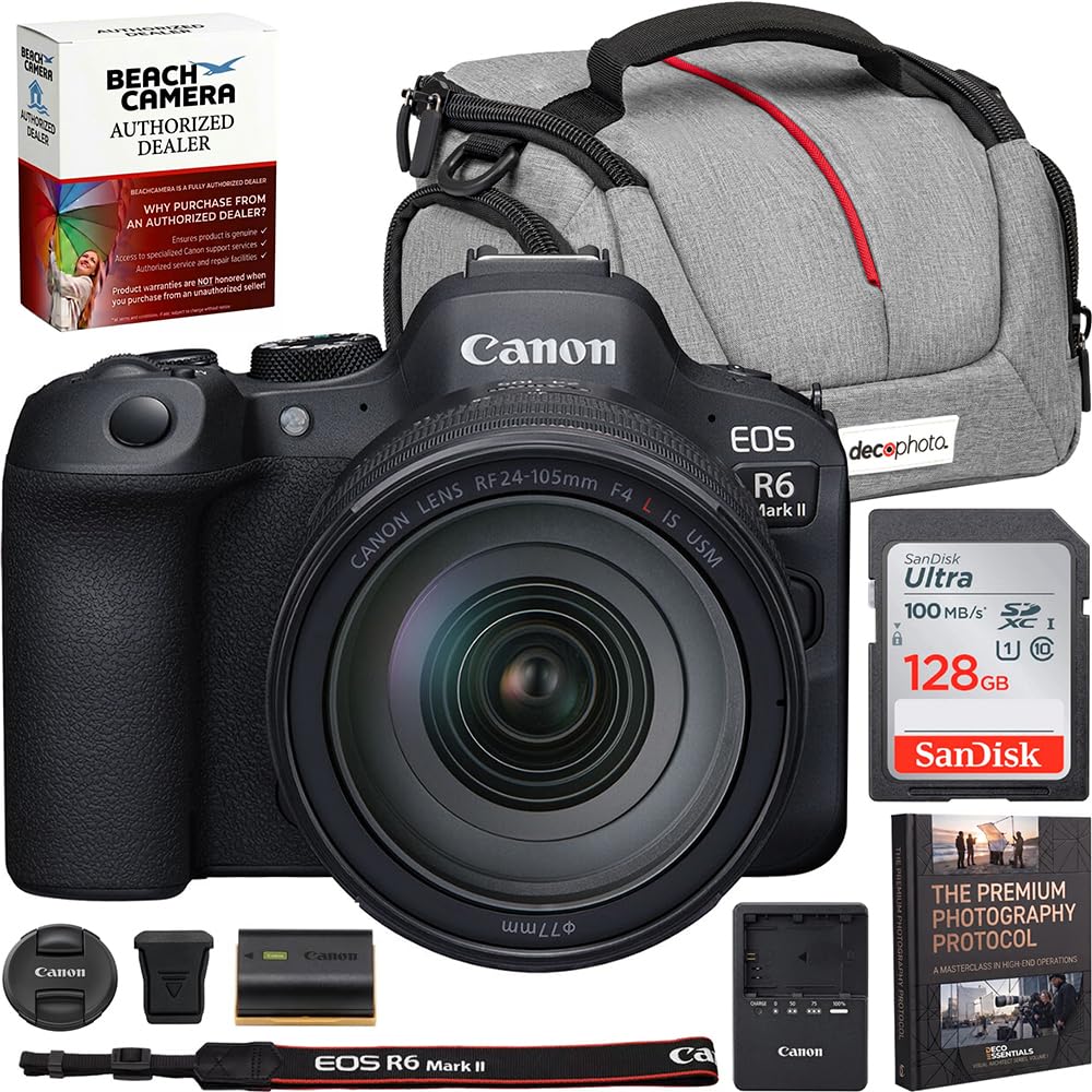 Amazon.com : Canon R6 Mark II Full-Frame 24.2 MP Mirrorless Camera