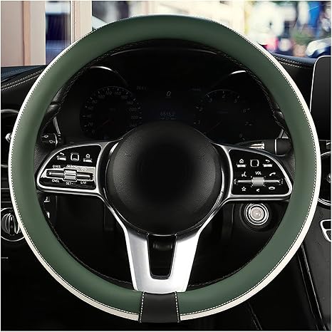 Amazon Co Jp ハンドルカバー 車 軽自動車 普通車 滑り止め ステアリング カバー 車用品 カー用品 38cm 柔らかい 合皮 色褪せにくい ハンドル カバー グリーン 車 バイク Amazon Co Jp ハンドルカバー 車 軽自動車 普通車 滑り止め ステアリング カバー 車用品 カー用品 38cm 柔らかい 合皮 色褪せにくい ハンドル カバー グリーン 車 バイク