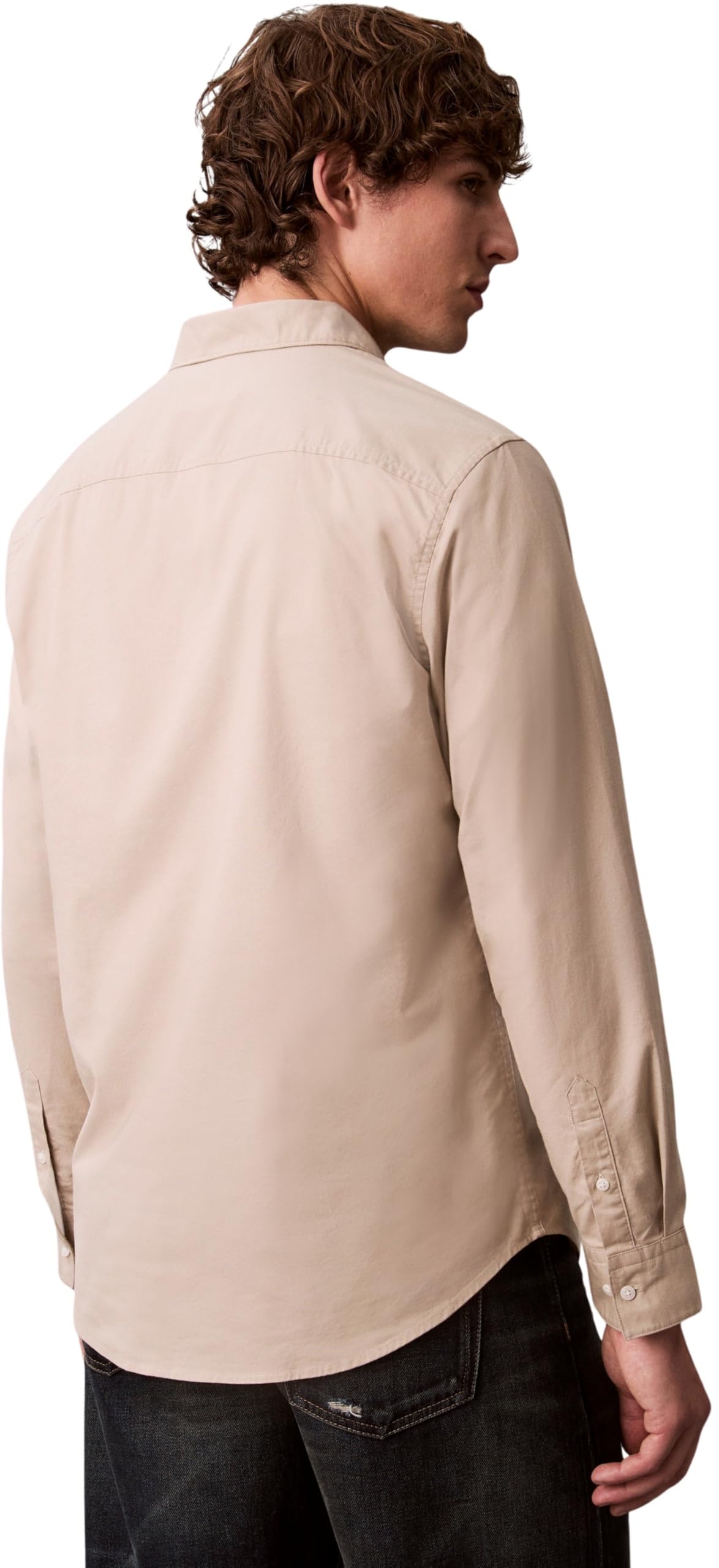 Calvin Klein Herren Ls Solid Oxford Classic Shirt Lv140em125 Andere Hemden (1er Pack)