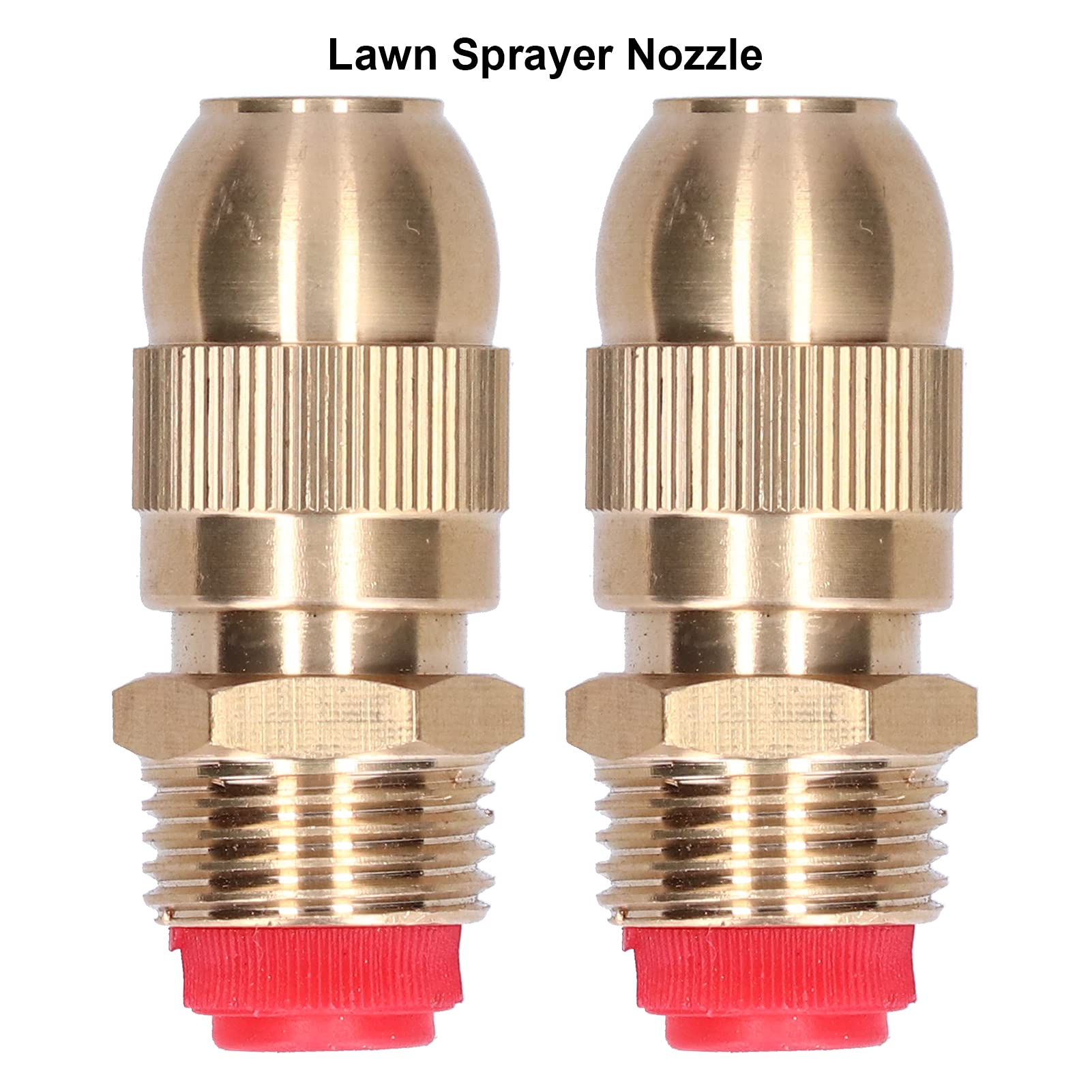 2Pcs Adjustable Watering Sprinkler G1/2 Male Thread Garden Lawn Brass Sprayer Nozzle
