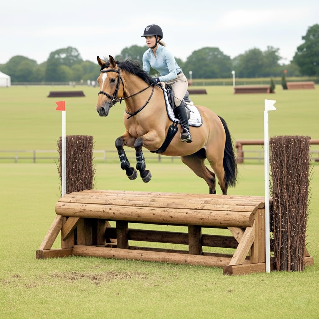 Leder-Halsriemen fürs Pferd – Verstellbarer Halsring als Balancehilfe & Sicherheitsriemen für Reiter – Reithilfe für einen sicheren Sitz, Pony, Cob/Full