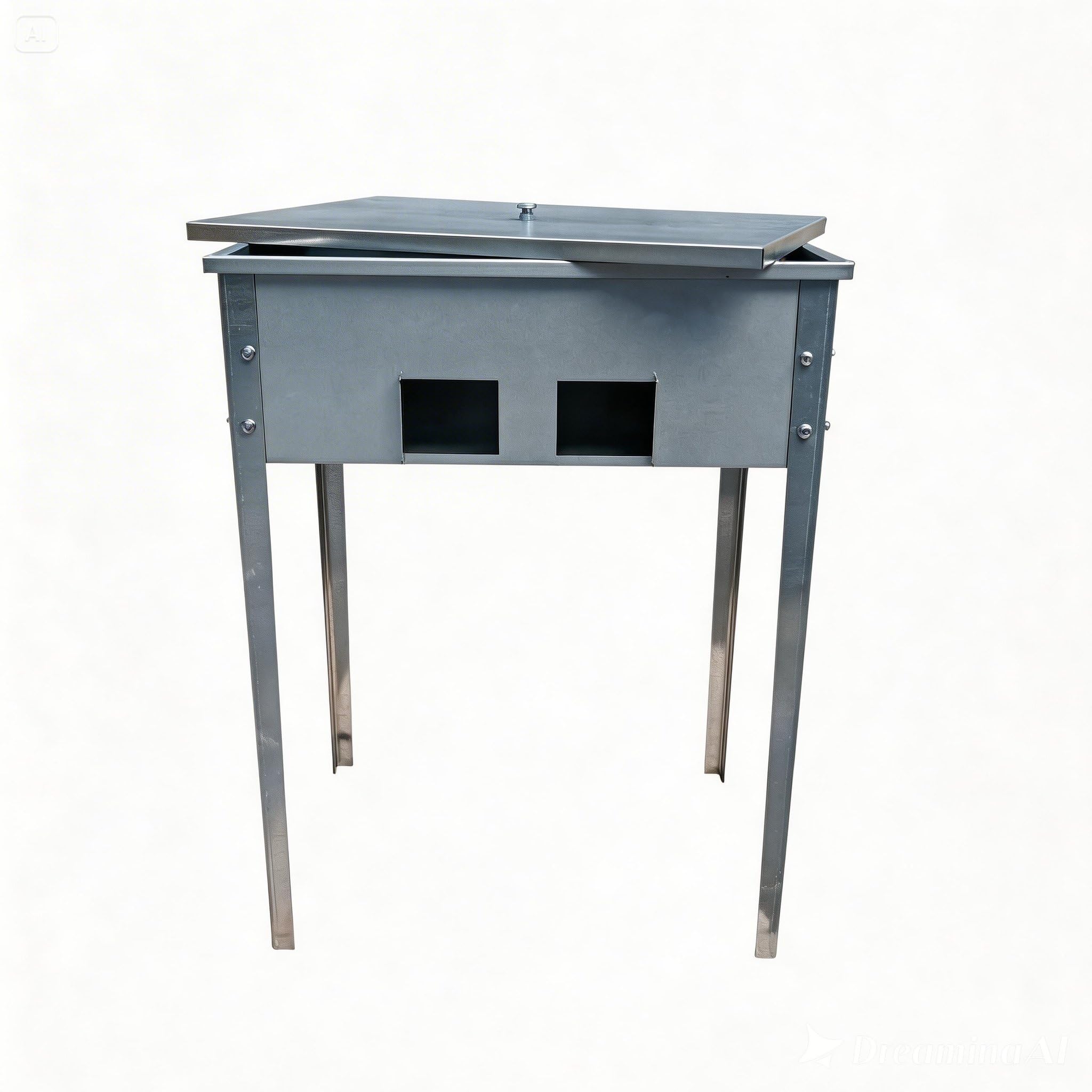 Boxob Barbecue a carbonella Messina con coperchio (35x50)
