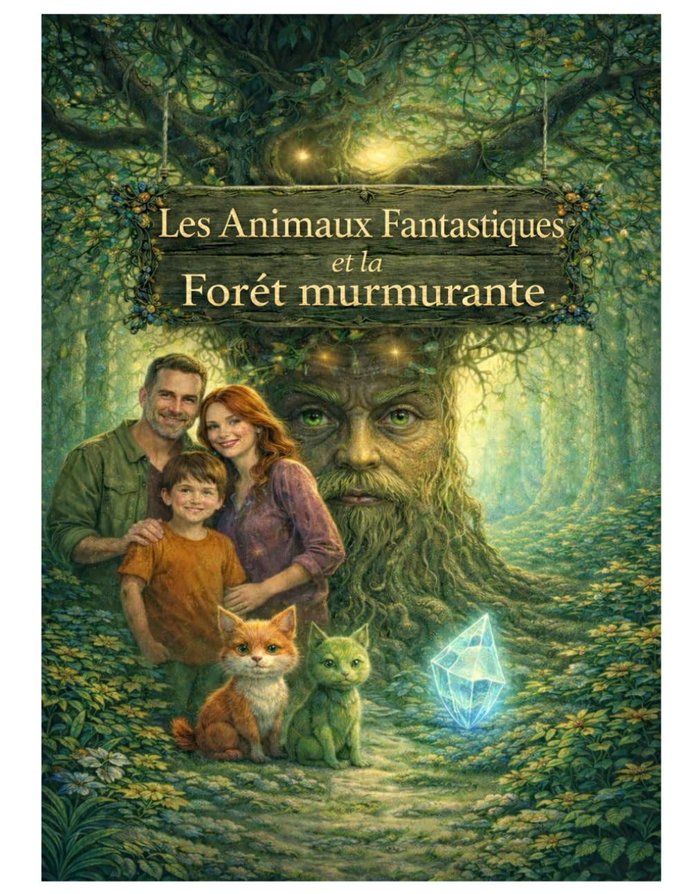 Les Animaux Fantastiques et la Forêt Murmurante: Une aventure magique pleine de courage, d’amitié et de signes cachés à colorier (The Fantasy Animals Series)