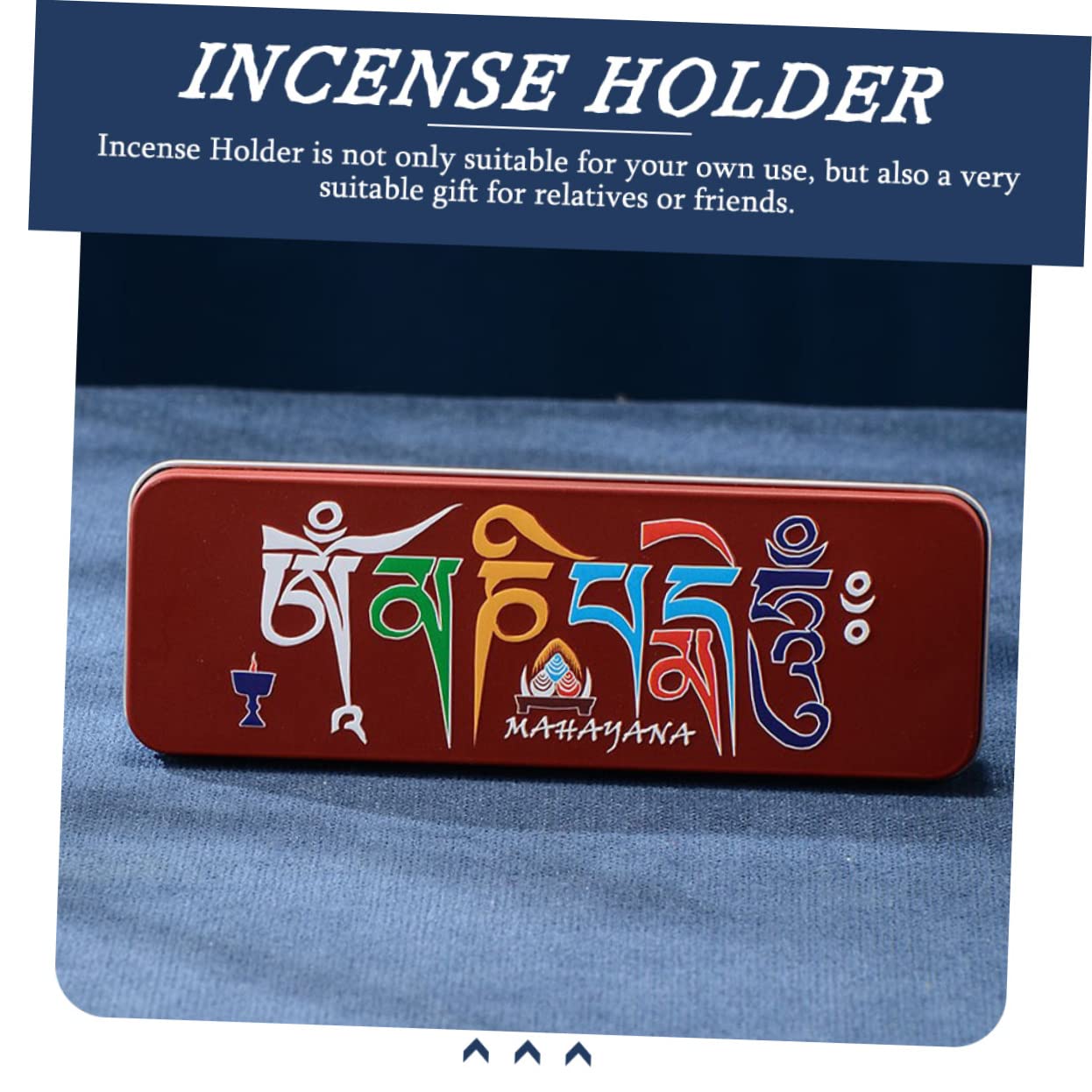 Cabilock 3 Pz Scatola Di Incenso Organizer Per Contenitori Di Incenso Porta in Ferro La Festa Di Eid Mubarak Favorisce Dipinto Ferro Battuto Buddista
