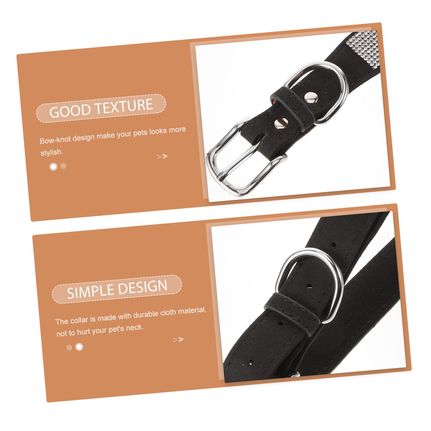 INOOMP 3 Stück Haustierhalsband-Halskette Mit Schleifenknoten-Material Haustierhalsband Stilvolles Und Bequemes Haustierzubehör