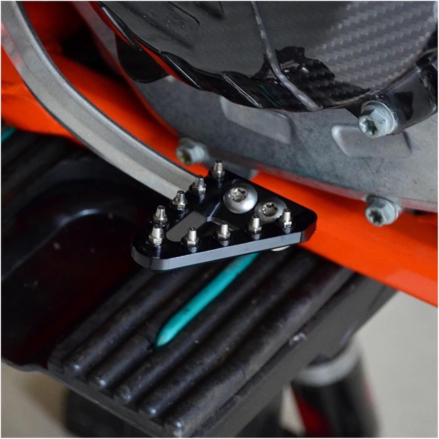 Brake Pedal Plate 2017-2023 Fit for K-tm EXC 300 XCW EXCF 450 350 250 Fit for Husqvarna TE300 TE FE TC FC GasGas EC300(Black)