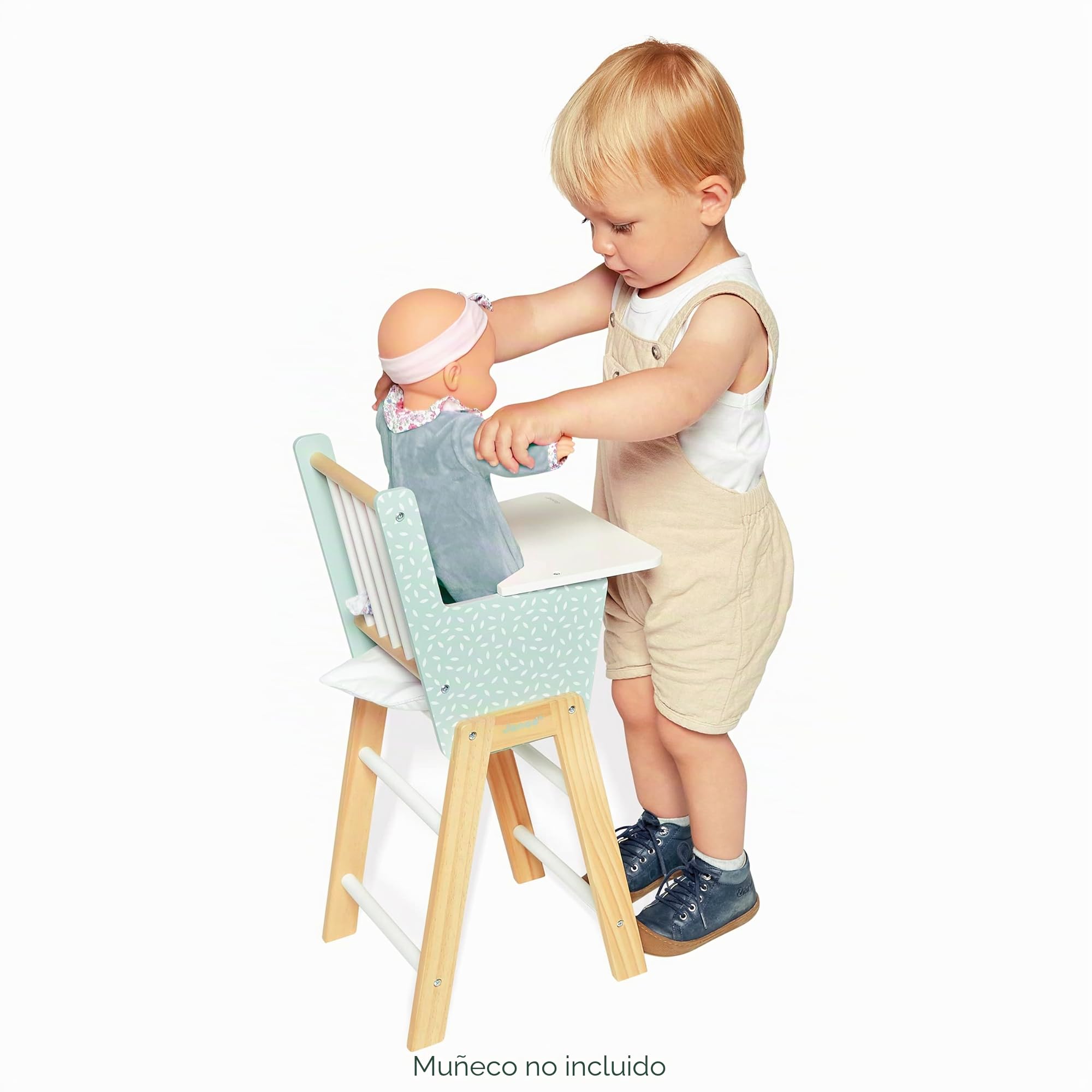 Janod - Trona Zen de Madera FSC - Juego de Imitación - Accesorio para Muñeca y Muñeco hasta 42 cm - A Partir De 3 Años, J05901