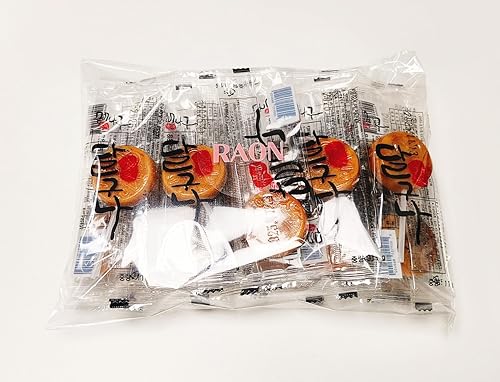 Miniatura 6 de Dalgona - Caramelo coreano con palito de azúcar en forma de panal de abeja de azúcar Dalgona, bocadillo asiático, regalo de Navidad, marrón, 1 juego