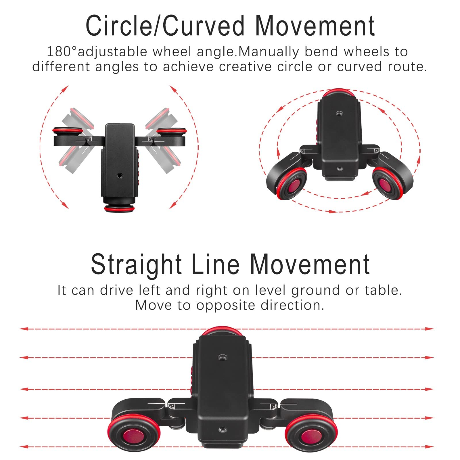 Slider Caméra Motorisé L4X Avec Télécommande - 3 Vitesses Pour DSLR, Smartphone Et Caméras