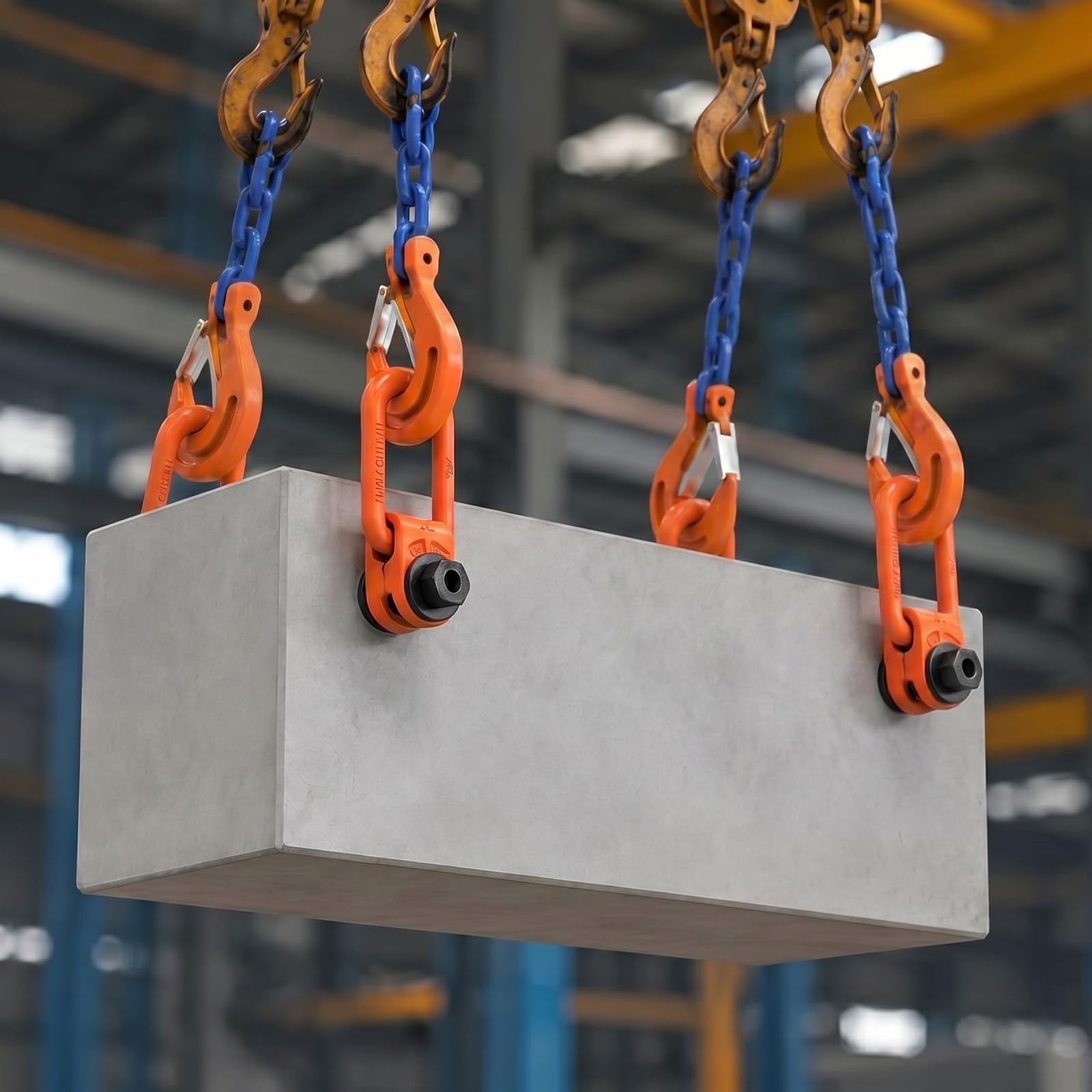 Flutesan 2 pernos de ojo M12 x 18 de rosca métrica resistente, 1 tonelada de capacidad, anillo de elevación de acero de aleación de grado 80, rotación de 360°, hardware de aparejo para grúa
