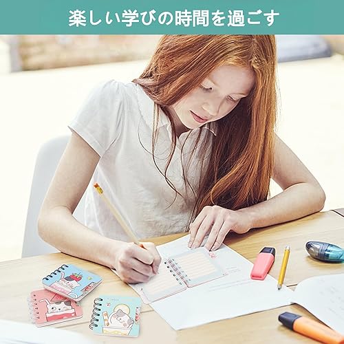 Miniatura 10 de Aifieego Divertido cuaderno de orejas de oso de conejo pequeño oso de peluche kawaii cuaderno de notas de conejo lindo diario de niñas libro de