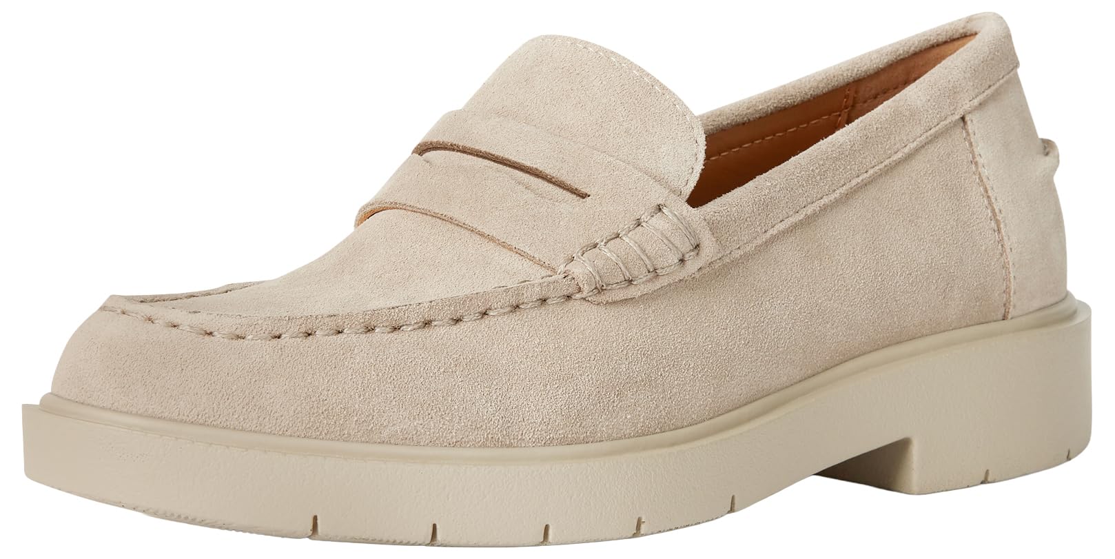 Geox Women's D SPHERICA EC1 B B Moccasin, Sand, 38.5 EU