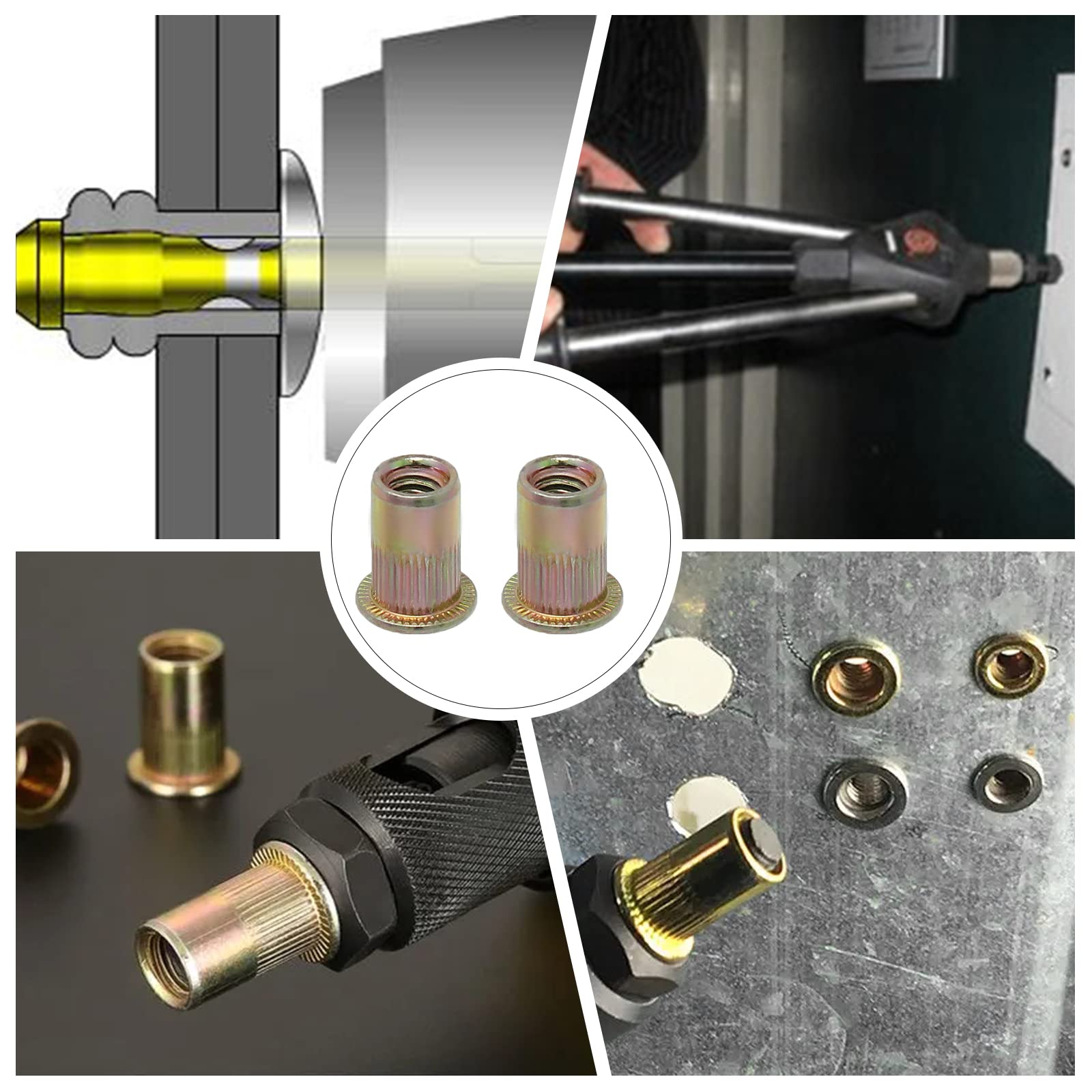 Rivetti Filettati INSERTO FILETTATO ACCIAIO M6 IRC-A2 INOX TESTA RIDOTTA | Paride Ferramenta Rivettatrice Per Trapano Rivetti Filettati INSERTO FILETTATO ACCIAIO M6 IRC-A2 INOX TESTA RIDOTTA | Paride Ferramenta Rivettatrice Per Trapano