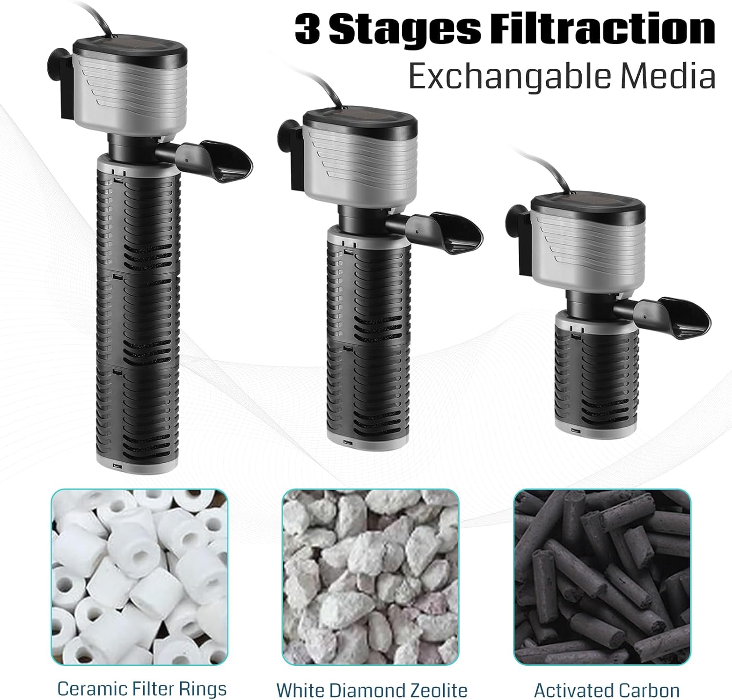 SainSmart XpertMatic 45W Aquarium Filter Aquarium Clean Light