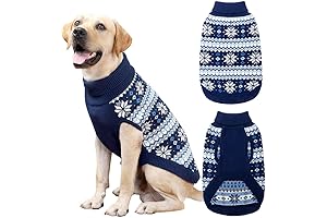 KOOLTAIL Cable Knit Dog Sweater: Perfect Winter Warmth for Large Dogs