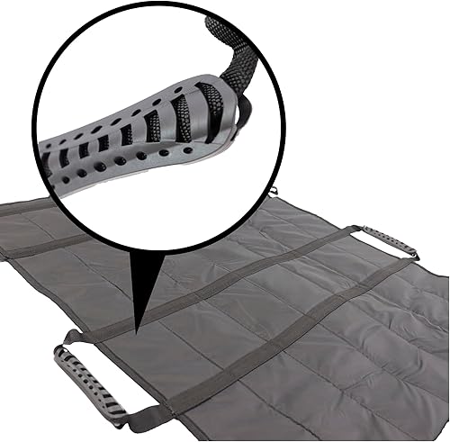 Miniatura 4 de PEPE Mobility - Almohadillas de cama de posicionamiento para ancianos con asas reforzadas (42 x 27 pulgadas), 6 asas, hoja deslizante para pacientes