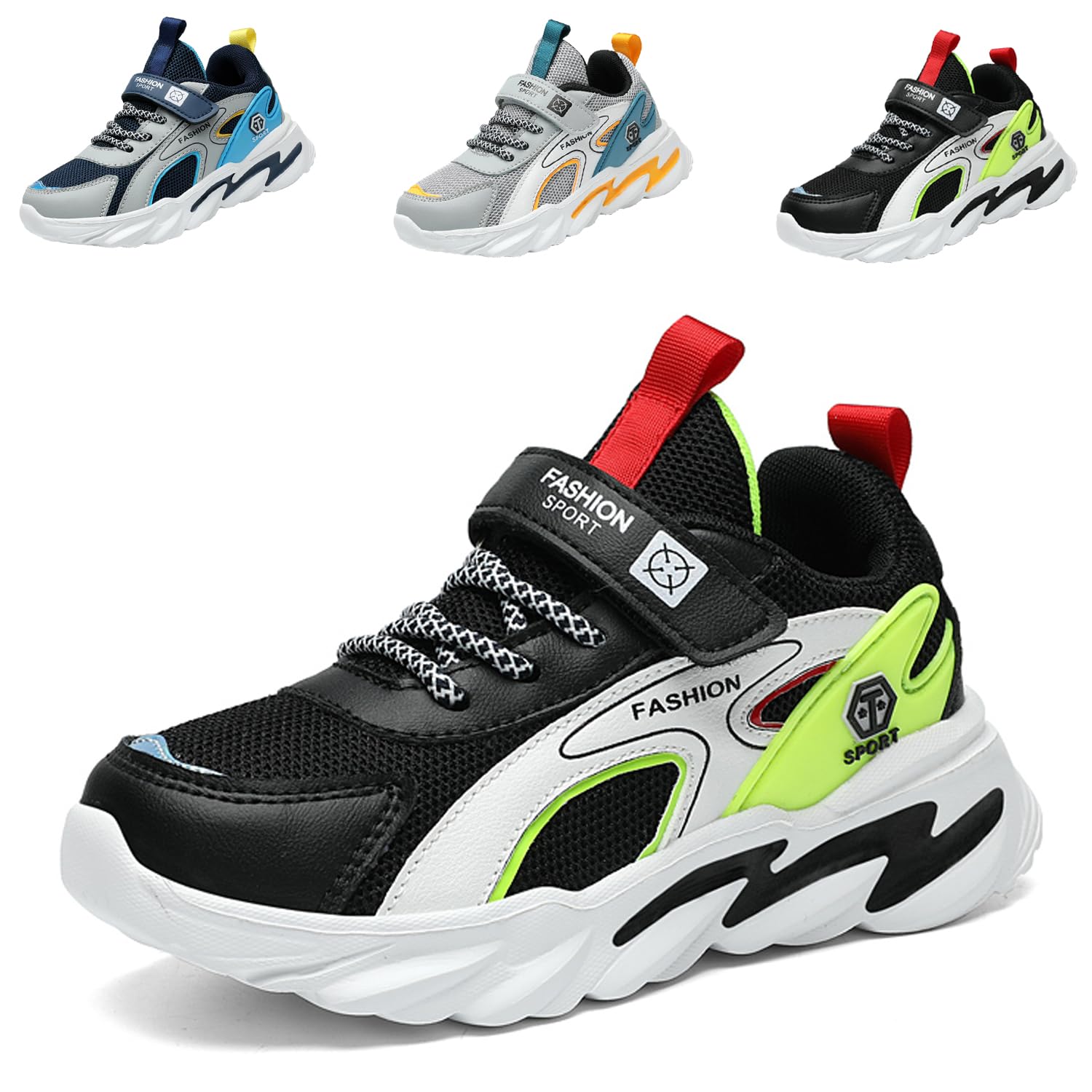 Chaussure Enfant Baskets Garçon Fille Chaussures de Sport Respirant Chaussures de Course Léger Sneakers Running Shoes Boys Girls