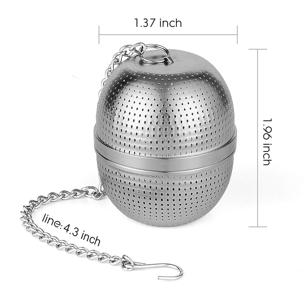 New Tea Strainer Stainless Steel Tea Infuser Mesh Tea Ball Infuser Filter Reusable Loose Leaf Strainer Herb Tea Accessories