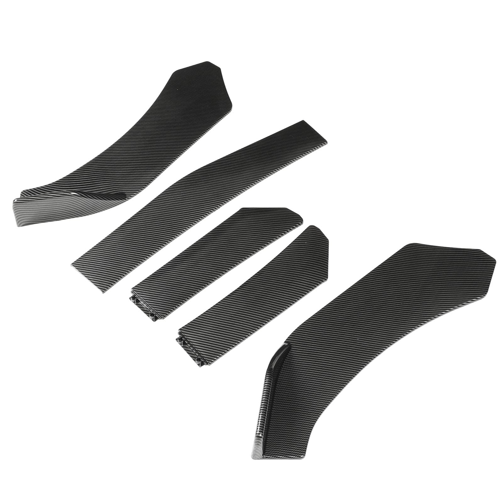 CHICIRIS Universal Car Front Bumper Chin Spoiler Flexible ABS Splitter for