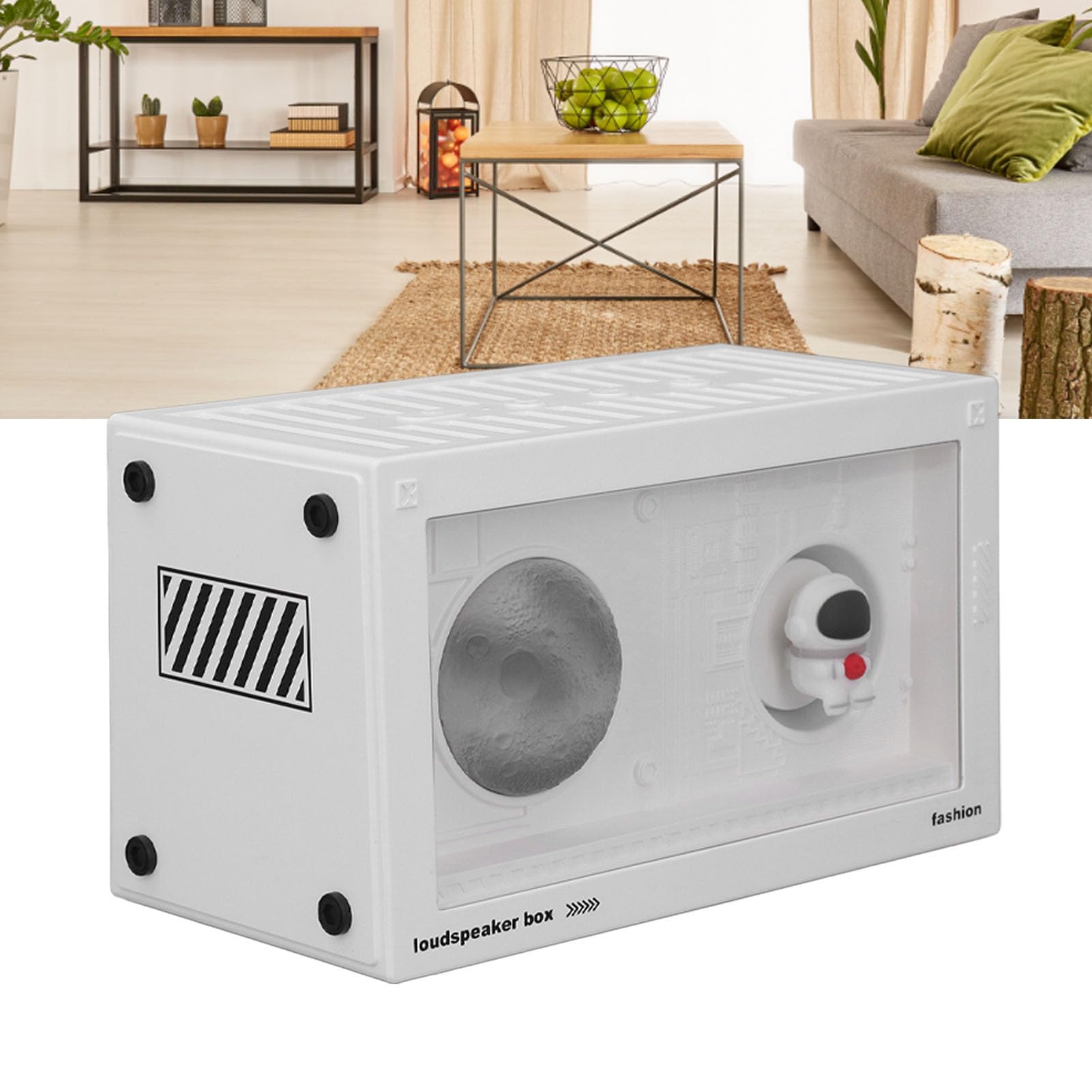 Altoparlante Bluetooth Wireless con Decorazione Planet, Luce Notturna, Surround HiFi per Uso Sul Comodino e Sulla Scrivania (#1)