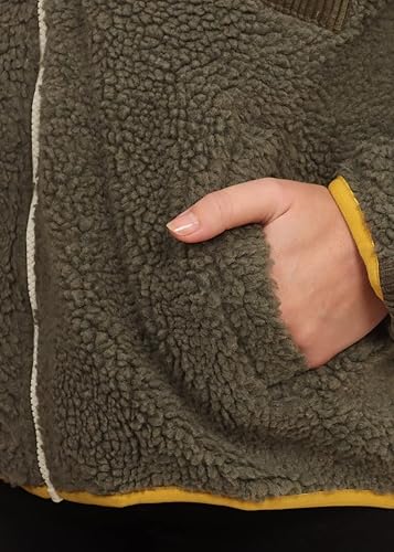 Miniatura 3 de KAVU Pearsoll Sudadera de forro polar, chaqueta Sherpa con cremallera