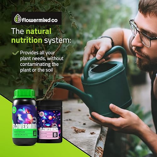 Miniatura 7 de Flowermind Co. Fertilizante orgánico  Kit de fertilizante vegetal todo en uno y mezcla de rocas para todo el ciclo de vida  Nutrientes líquidos