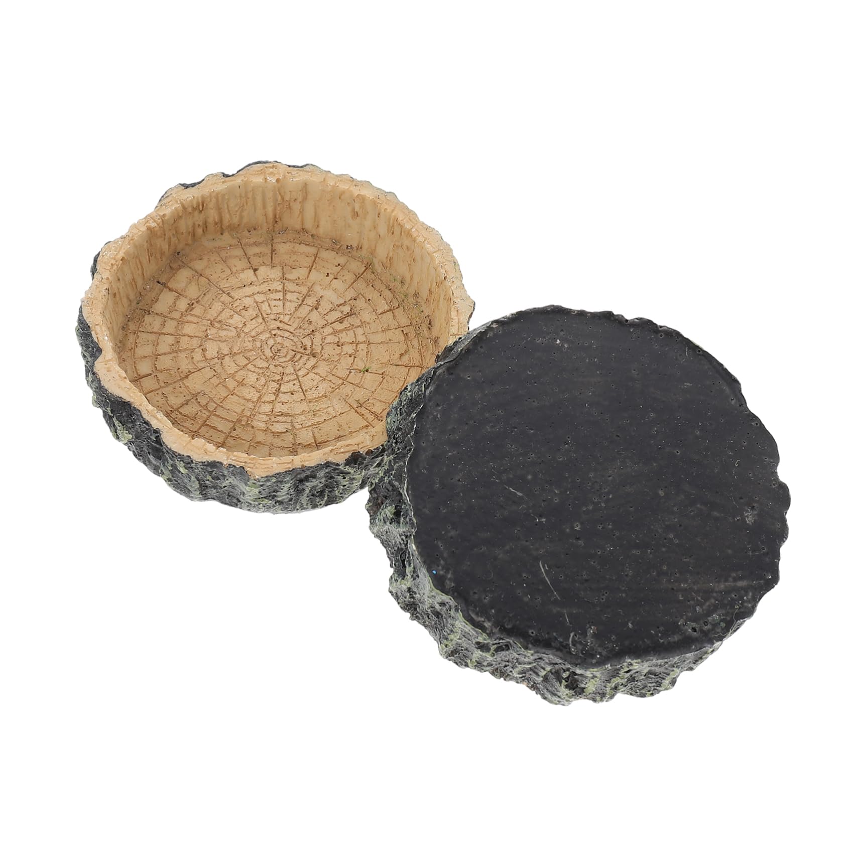 SUPVOX 2Pcs Reptile Food Bowl Durable Feeding Dish for Lizards Snakes and Turtles Easy Clean Design with Escape Prevention for Gecko Tank Accessories