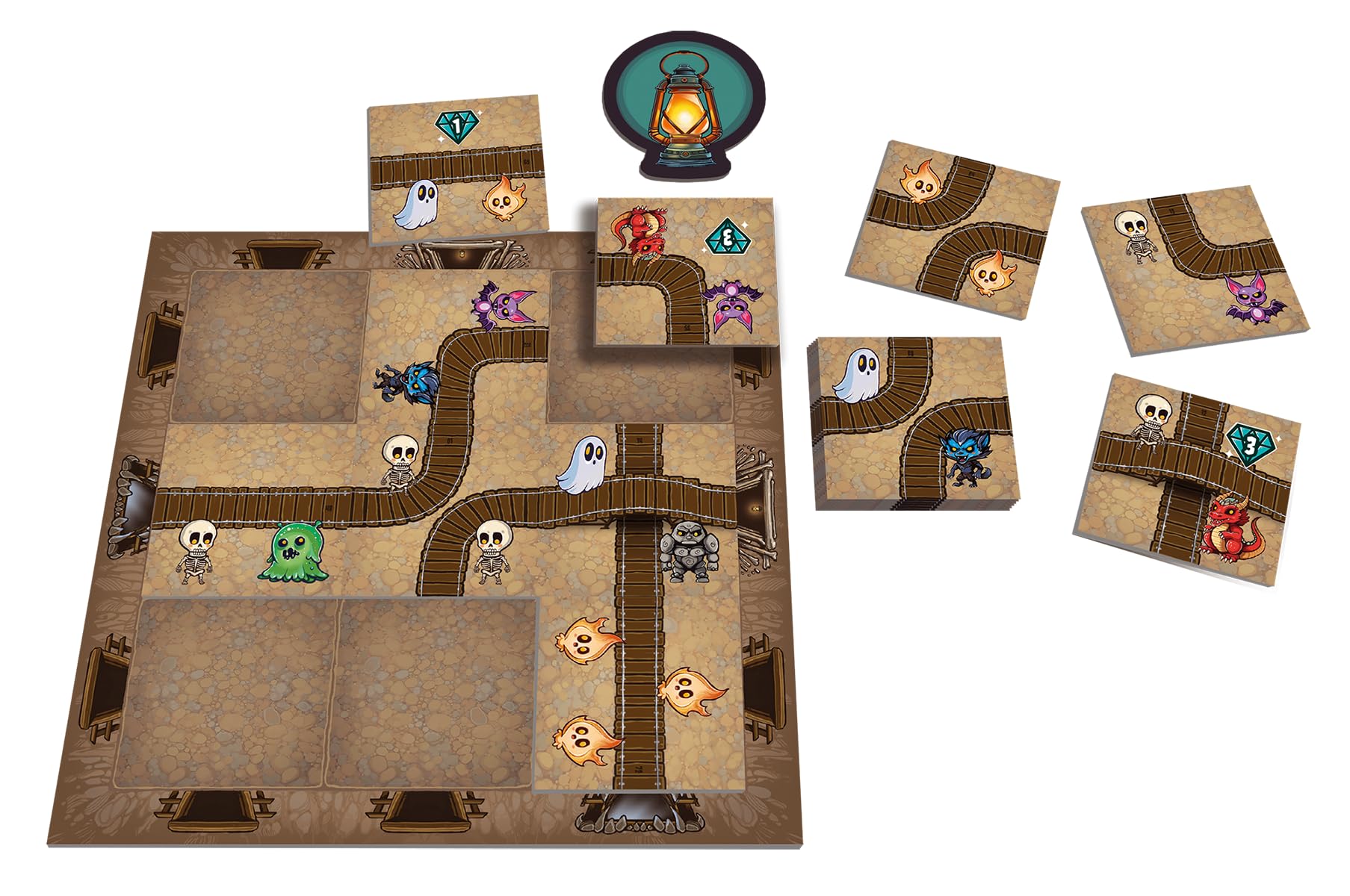 Asmodee, Monster de Version Fast Family Game per 2-5 giocatori dai 10 anni in su 20 minuti per partita