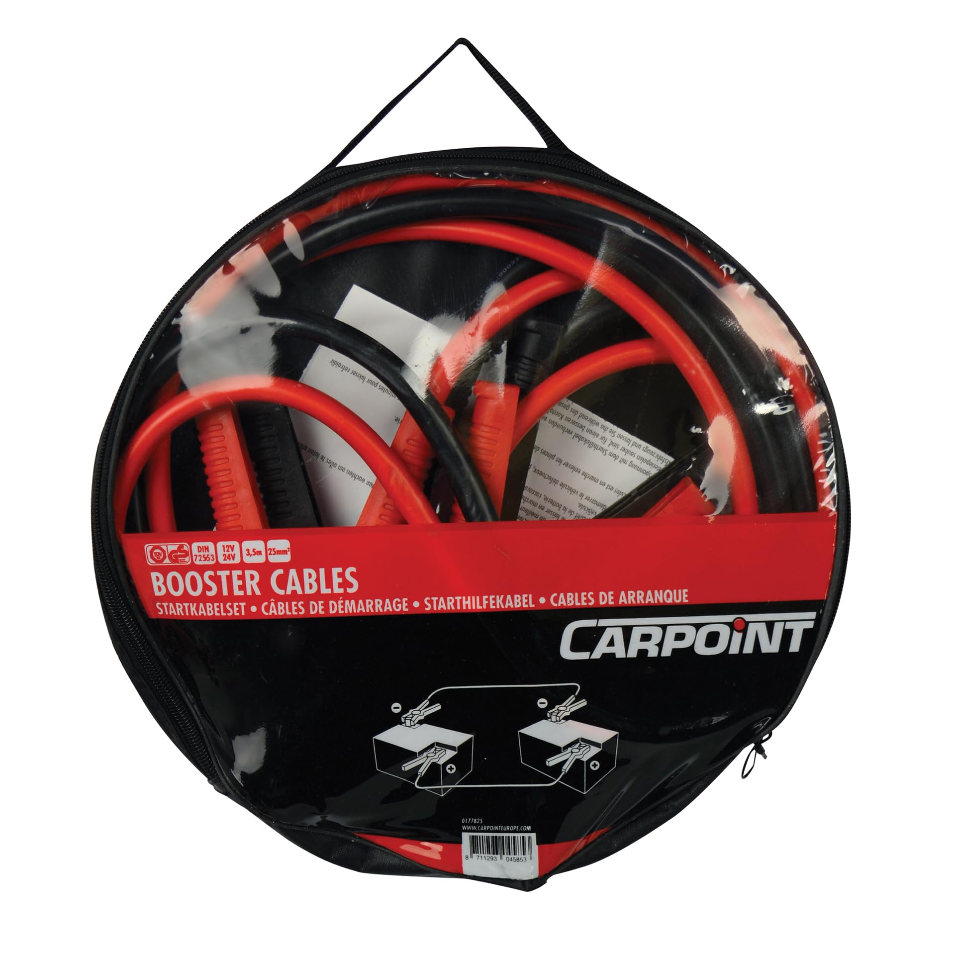 CARPOINT 0177825 Starthilfekabel 25 mm 2 TUV/Gs/DIN 3.5 M