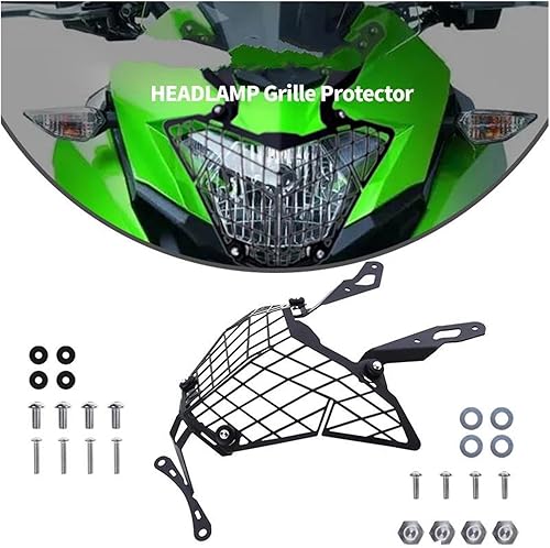 Miniatura 2 de Headlight Grill Guard for K&awasaki for V&ersys 300X X-300 X300 2015 2016 2017 2018 2019 Headlight Protection Cover Mesh Grille Guard Motorcycle