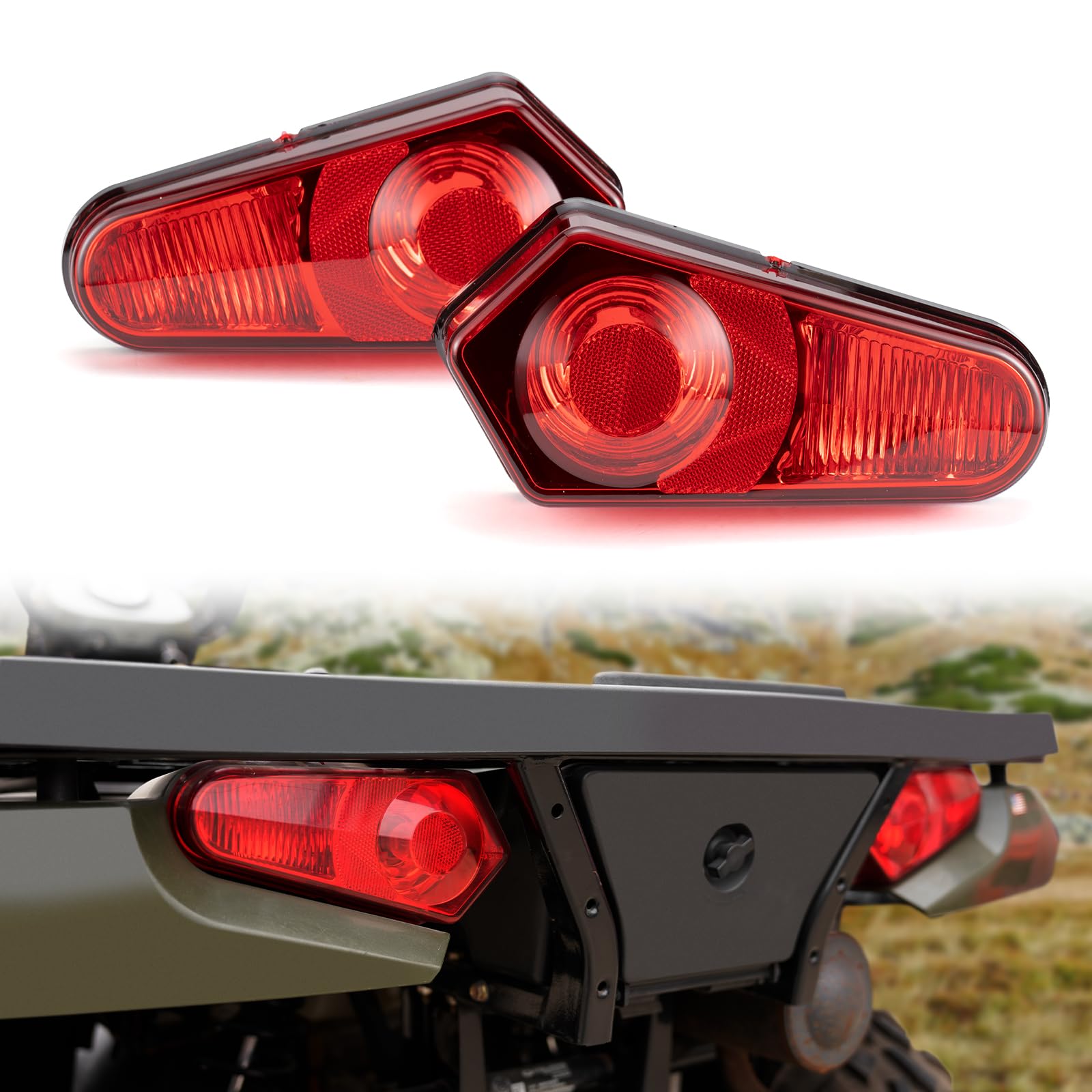 Feux Arrière STOP LED Pour Quad Polaris Sportsman 500-800 (2005-2017) - Artudatech