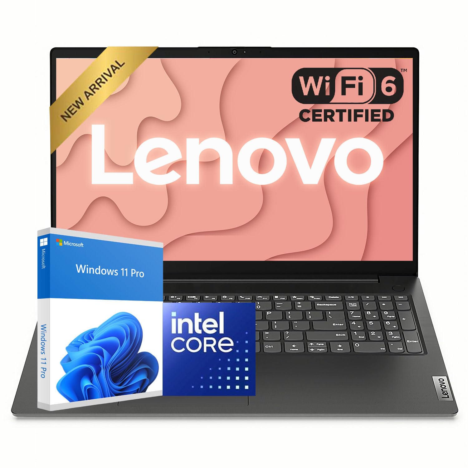Lenovo 15.6" FHD Laptop Computer for Student & Business | Intel High-Performance CPU | 32GB RAM | 1TB SSD | Anti-Glare Display | Fast Wi-Fi 6 &